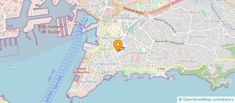 localisation de l'entreprise MADAME CHRISTIANE MONTANUCCI à TOULON