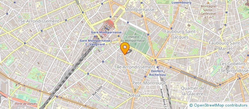 localisation de l'entreprise MADAME CHRISTIANE MONTECOT  PARIS