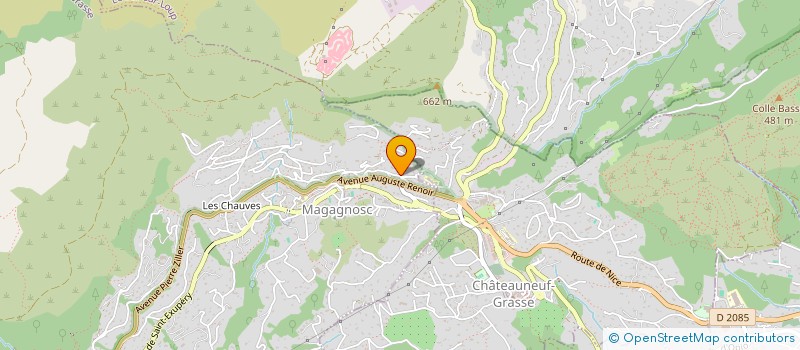 localisation de l'entreprise MADAME CHRISTIANE MORELLO  GRASSE