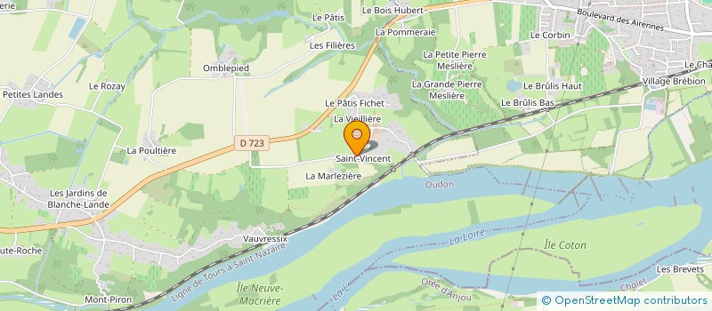 localisation de l'entreprise MADAME CHRISTIANE MORTIER  OUDON