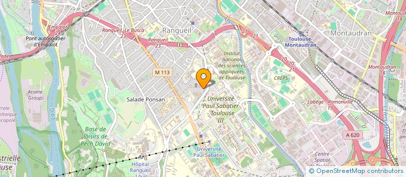 localisation de l'entreprise MADAME CHRISTIANE NAUDY à TOULOUSE