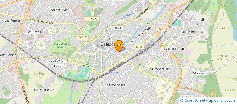 localisation de l'entreprise MADAME CHRISTIANE NEVEU à DREUX
