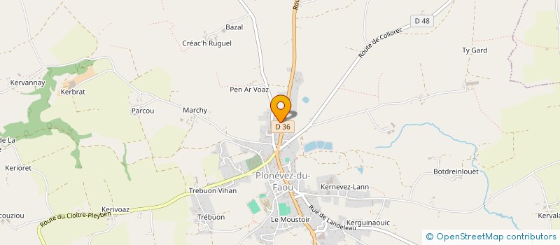 localisation de l'entreprise MADAME CHRISTIANE NICOLAS à PLONEVEZ-DU-FAOU