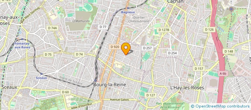 localisation de l'entreprise MADAME CHRISTIANE NIKSARCIAN à BOURG-LA-REINE