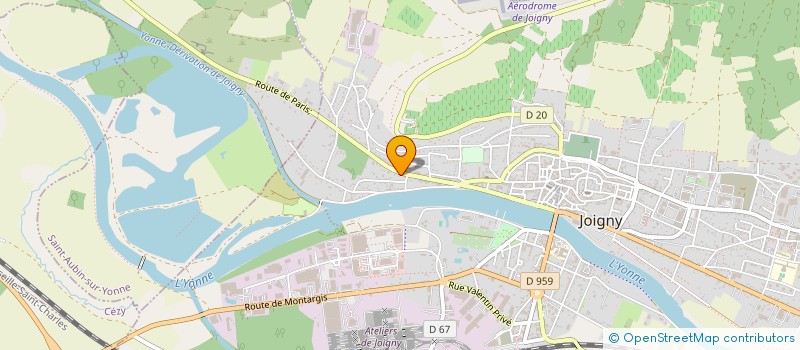 localisation de l'entreprise MADAME CHRISTIANE NOMBLOT à JOIGNY
