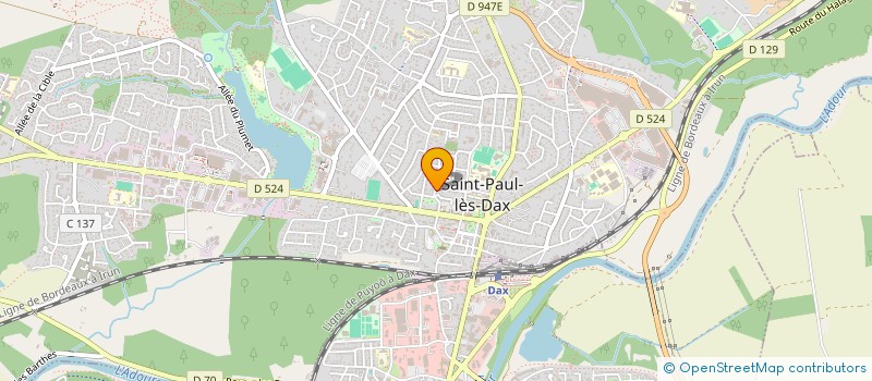 localisation de l'entreprise MADAME CHRISTIANE NORMAND  SAINT-PAUL-LES-DAX