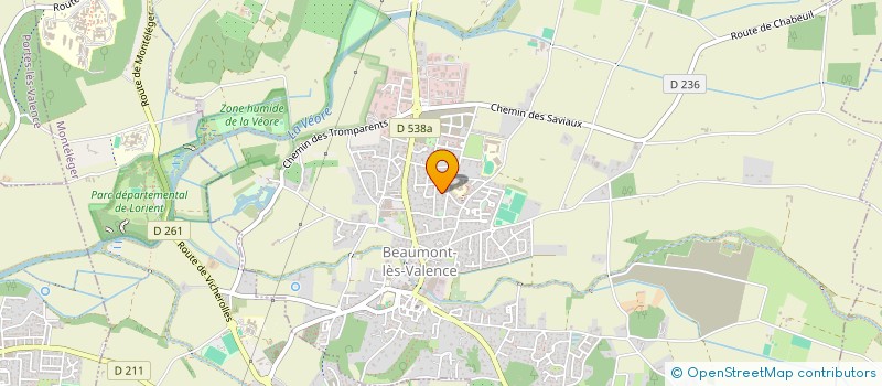 localisation de l'entreprise MADAME CHRISTIANE NURY  BEAUMONT-LES-VALENCE