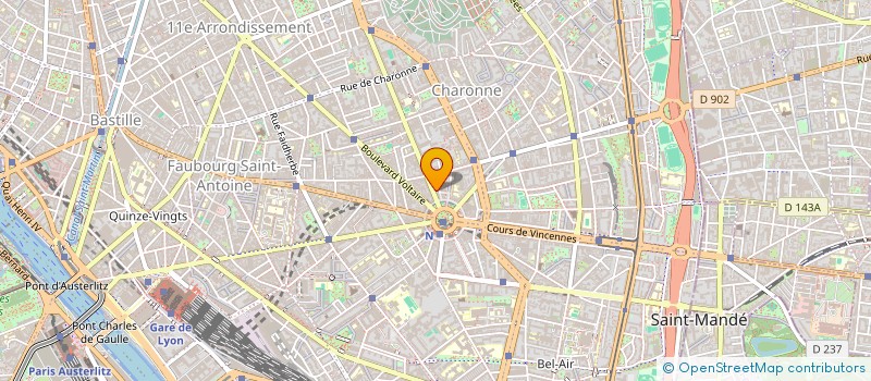 localisation de l'entreprise MADAME CHRISTIANE NYAMSI  PARIS