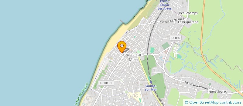 localisation de l'entreprise MADAME CHRISTIANE OCAP  SOULAC-SUR-MER