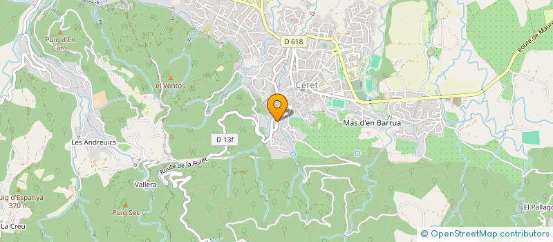 localisation de l'entreprise MADAME CHRISTIANE OHN  CERET