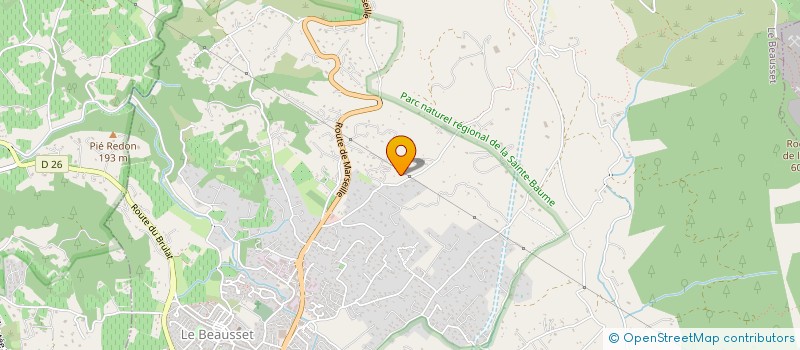 localisation de l'entreprise MADAME CHRISTIANE OLIVIER  LE BEAUSSET