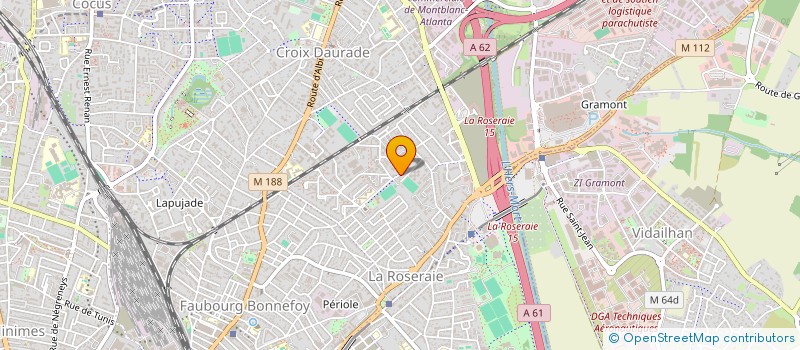 localisation de l'entreprise MADAME CHRISTIANE ORSINGHER  TOULOUSE