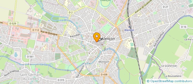 localisation de l'entreprise MADAME CHRISTIANE OURIS à ALENCON