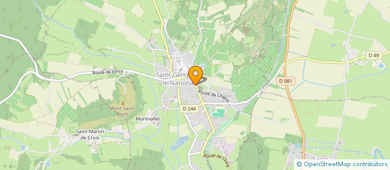 localisation de l'entreprise MADAME CHRISTIANE PAIZIOT  GENOUILLY