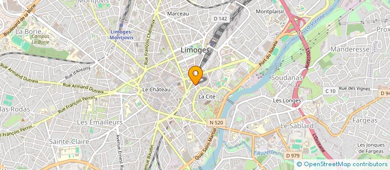 localisation de l'entreprise MADAME CHRISTIANE PARINET  LIMOGES