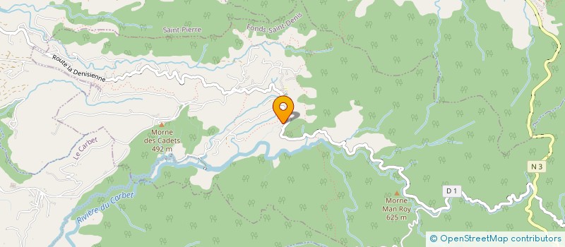 localisation de l'entreprise MADAME CHRISTIANE PASTOUR  FONDS-SAINT-DENIS