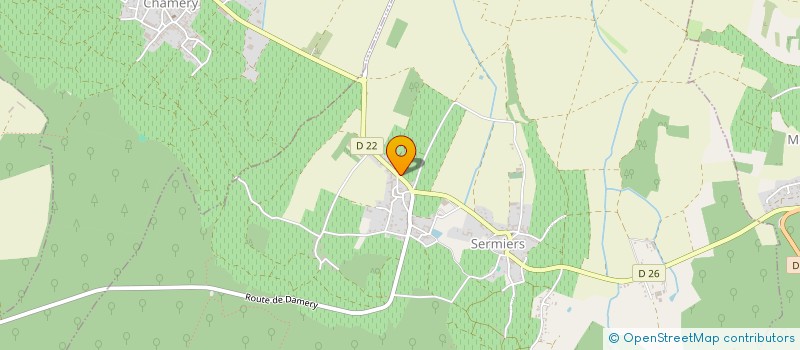 localisation de l'entreprise MADAME CHRISTIANE PATINET  SERMIERS