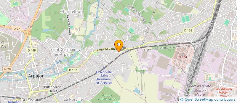 localisation de l'entreprise MADAME CHRISTIANE PATUROT à SAINT-GERMAIN-LES-ARPAJON