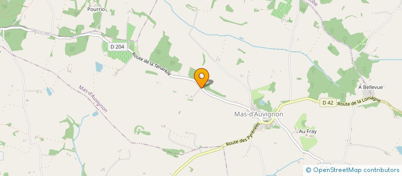 localisation de l'entreprise MADAME CHRISTIANE PAU-REYNUAL  TERRAUBE