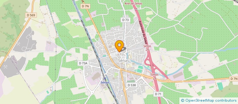 localisation de l'entreprise MADAME CHRISTIANE PECH  SENAS