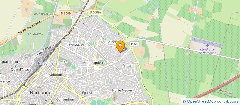 localisation de l'entreprise MADAME CHRISTIANE PEREZ à NARBONNE