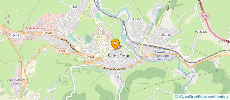 localisation de l'entreprise MADAME CHRISTIANE PERRIER à SAINT-FLOUR