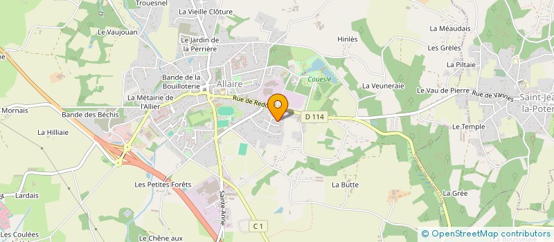 localisation de l'entreprise MADAME CHRISTIANE PERRIN à RIEUX