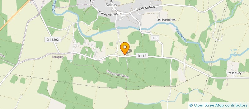 localisation de l'entreprise MADAME CHRISTIANE PERRON à BEAUTHEIL-SAINTS