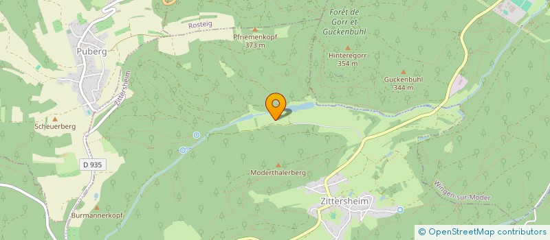 localisation de l'entreprise MADAME CHRISTIANE PETRY  ZITTERSHEIM