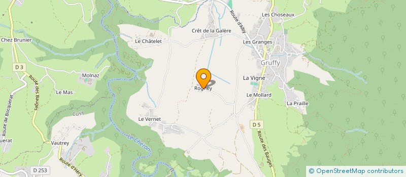 localisation de l'entreprise MADAME CHRISTIANE PEYRE  GRUFFY