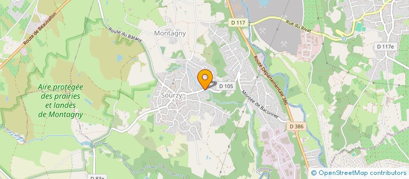 localisation de l'entreprise MADAME CHRISTIANE PIGEON  MONTAGNY