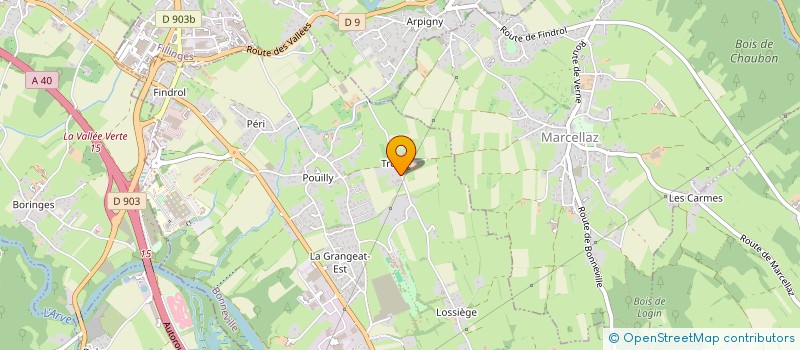 localisation de l'entreprise MADAME CHRISTIANE PIGNY à CONTAMINE-SUR-ARVE