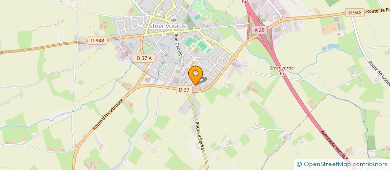 localisation de l'entreprise MADAME CHRISTIANE POIRIER à STEENVOORDE