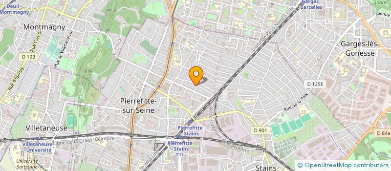 localisation de l'entreprise MADAME CHRISTIANE POMIER  PIERREFITTE-SUR-SEINE