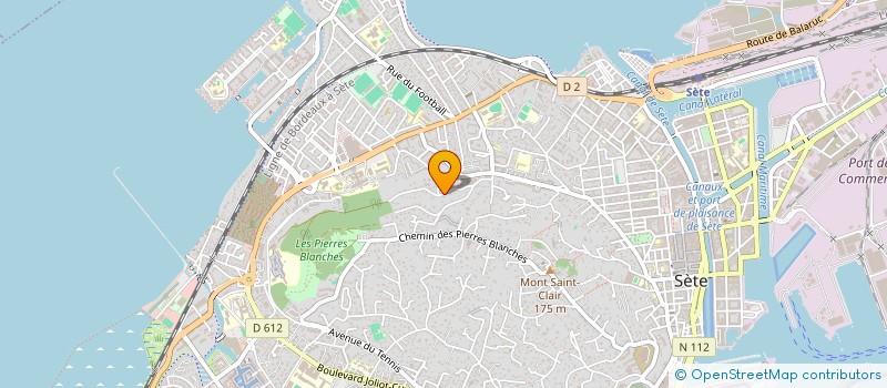 localisation de l'entreprise MADAME CHRISTIANE PRENNEZ  SETE