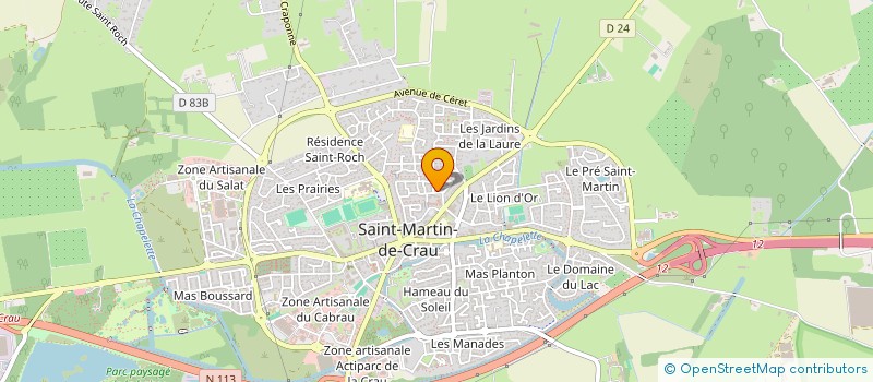 localisation de l'entreprise MADAME CHRISTIANE PROTOY à SAINT-MARTIN-DE-CRAU