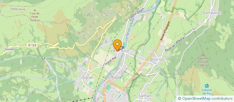 localisation de l'entreprise MADAME CHRISTIANE PUISSEGUR  VIELLE-AURE