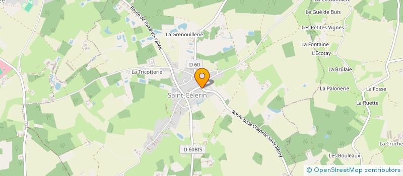 localisation de l'entreprise MADAME CHRISTIANE QUARTIER  SAINT-CELERIN