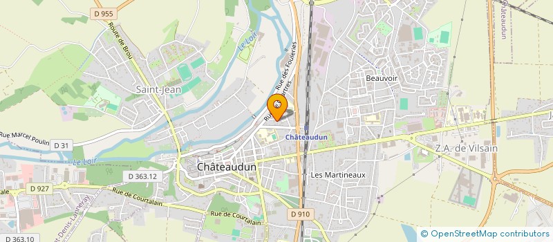 localisation de l'entreprise MADAME CHRISTIANE QUEUILLE à CHATEAUDUN