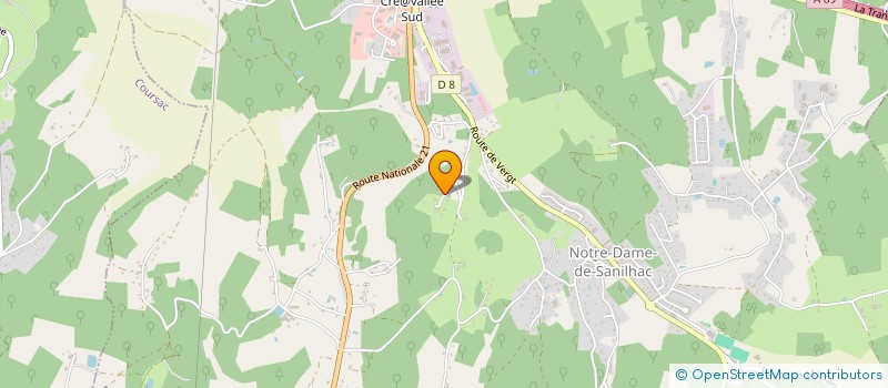 localisation de l'entreprise MADAME CHRISTIANE QUIRANTE  SANILHAC