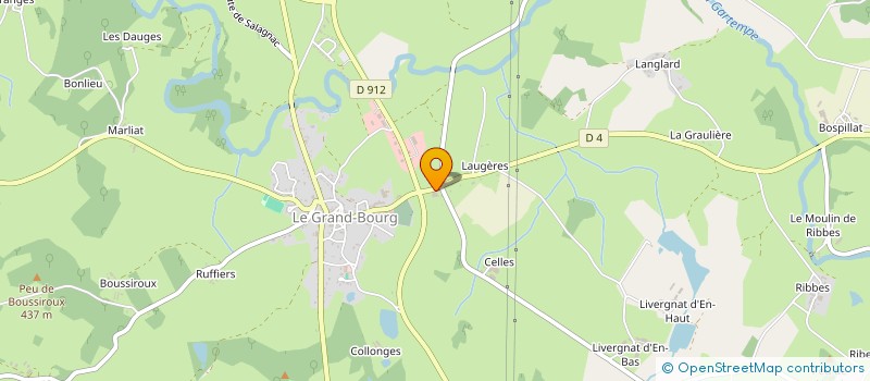 localisation de l'entreprise MADAME CHRISTIANE RAOULT  LE GRAND-BOURG