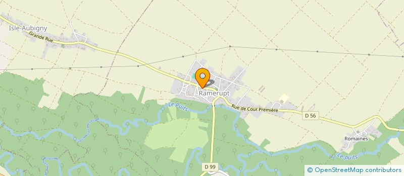 localisation de l'entreprise MADAME CHRISTIANE RAULET  RAMERUPT