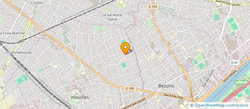 localisation de l'entreprise MADAME CHRISTIANE REDON  HOUILLES