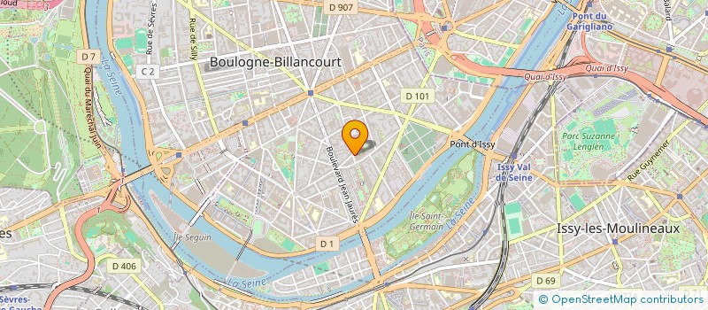 localisation de l'entreprise MADAME CHRISTIANE REGNIER à BOULOGNE-BILLANCOURT