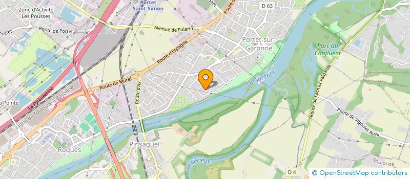 localisation de l'entreprise MADAME CHRISTIANE REY  PINSAGUEL