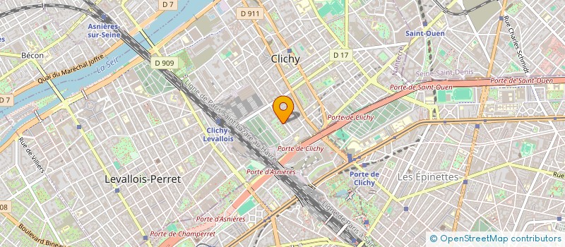 localisation de l'entreprise MADAME CHRISTIANE REYMANN à CLICHY