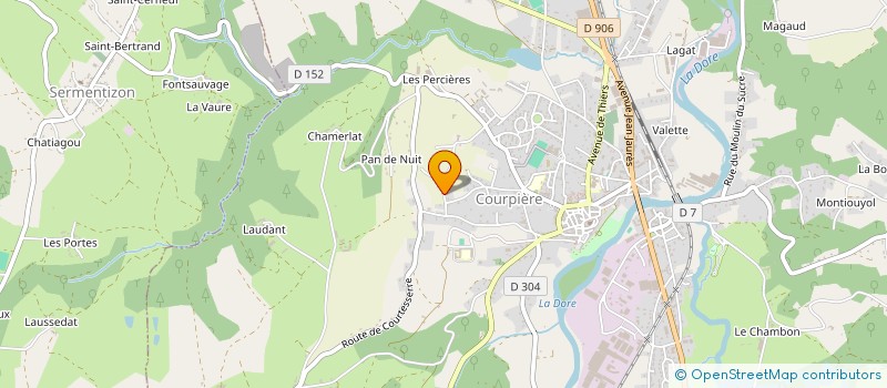 localisation de l'entreprise MADAME CHRISTIANE RIBOT à COURPIERE