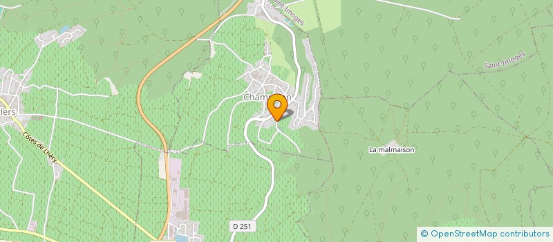 localisation de l'entreprise MADAME CHRISTIANE RICHARD  CHAMPILLON