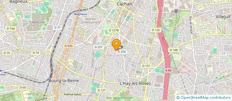 localisation de l'entreprise MADAME CHRISTIANE RICHARD  CACHAN