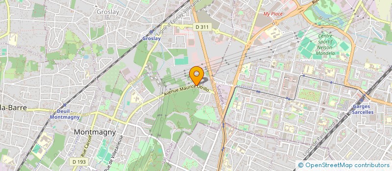 localisation de l'entreprise MADAME CHRISTIANE RIVAT  GROSLAY